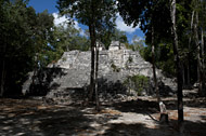 South Group at Balamku - balamku mayan ruins,balamku mayan temple,mayan temple pictures,mayan ruins photos